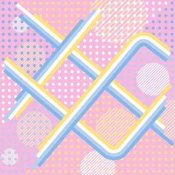 Abstract pink retro vector background Stock Illustration