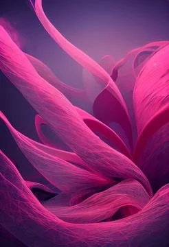 Abstract pink ribbons pattern Stock Illustration