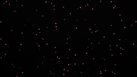 Abstract pink shapes gently float against a dark background Stock-Footage 323712409