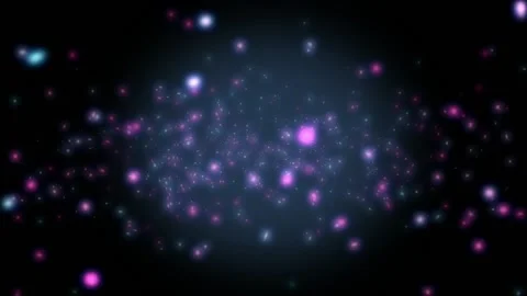 Abstract Pink Shiny Particles Are Falling Down Stock Footage 201329066