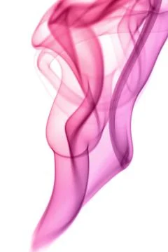 Abstract pink smoke background isolated Stock Photos