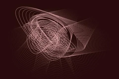 Abstract pink spiral, dark rectangle Illustrazione stock