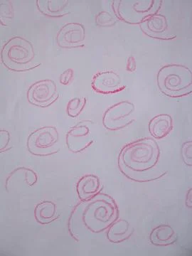 Abstract pink spiral patterns on a textured background create a whimsical and 스톡 사진