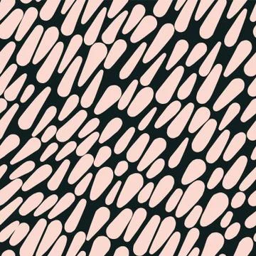 Abstract pink splash brush pattern repeating painting graphic background Stock Illustration