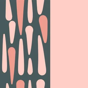 Abstract pink splash brush pattern repeating painting graphic background Stock Illustration