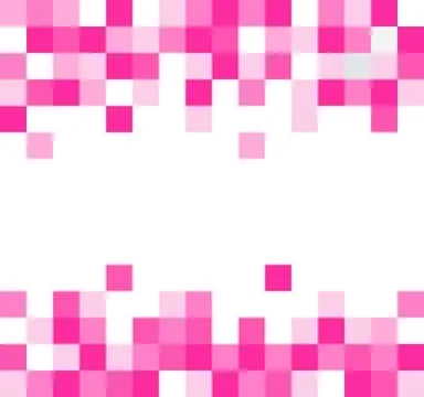 Abstract pink square pixel mosaic background Stock Illustration
