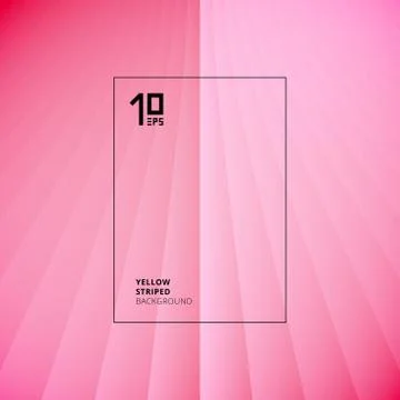 Abstract pink striped perspective vertical lines pattern background Stock Illustration