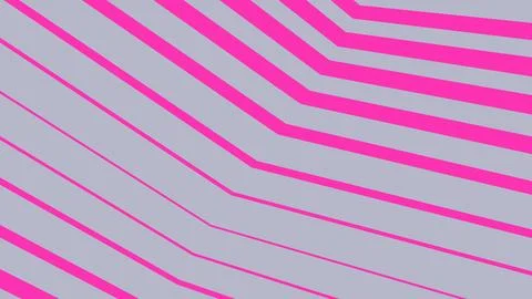Abstract pink stripes pattern on a light grey background Stock Illustration