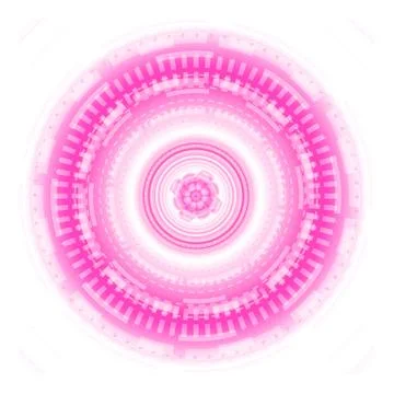 Abstract pink Techno Circle background Vector Stock Illustration