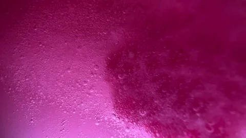 Abstract Pink Texture With Bubbles Droplets Stock Footage 274852201
