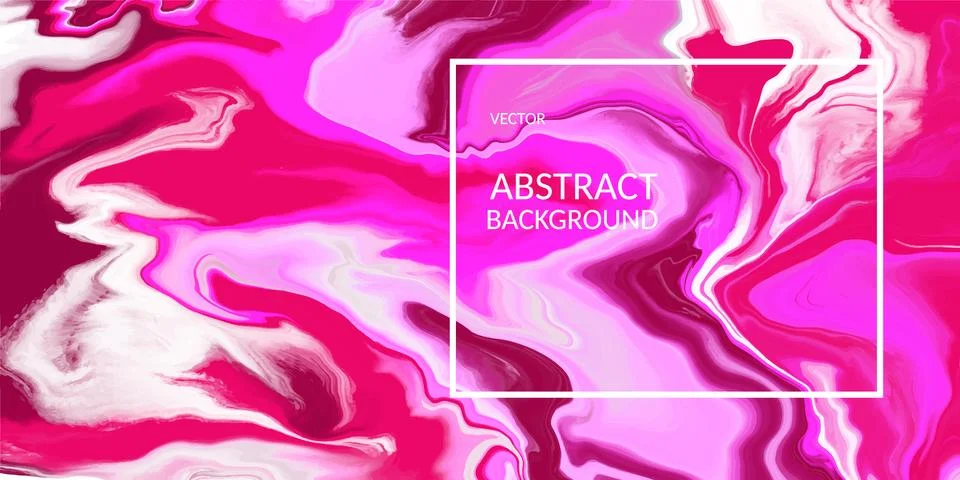 Abstract pink texture, Fluid design backgrounds. Colorful painting artwork Stock Illustration