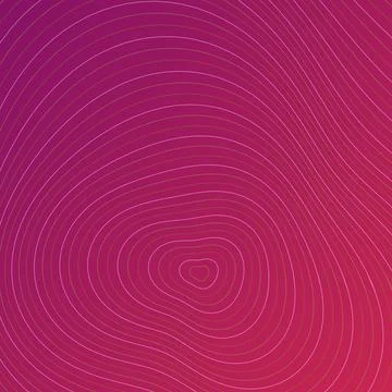 Abstract pink topographic contour map background with vibrant magenta gradien Illustration