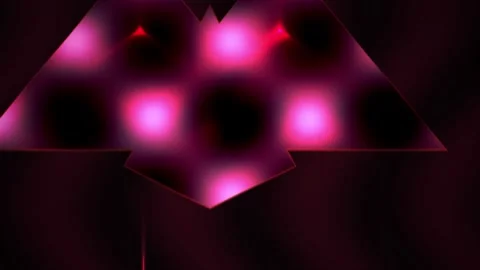Abstract pink triangle lights on dark background. 動画素材 337455094