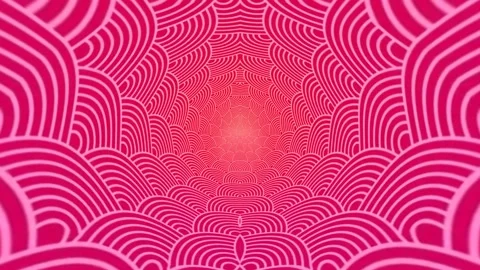 Abstract Pink Tunnel Stock Footage 289128788
