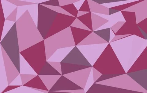 Abstract pink vector background with triangles. Vector illustration Stock Illustration