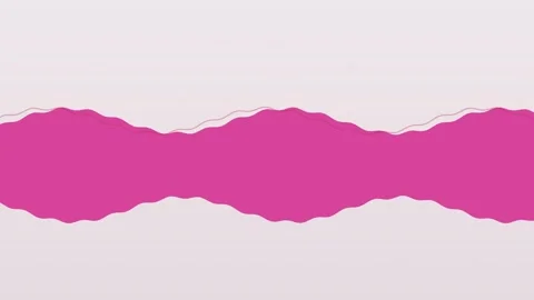 Abstract pink wave animation on white background Stock Footage 327625910