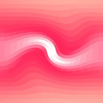 Abstract Pink Wave Background with Geometric Grid Pattern Stock Illustration