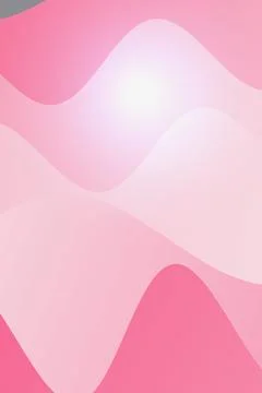 Abstract Pink Wave Gradient Background Stock Illustration
