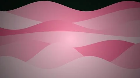 Abstract pink wave pattern with flowing curves and shades Stock Illustration