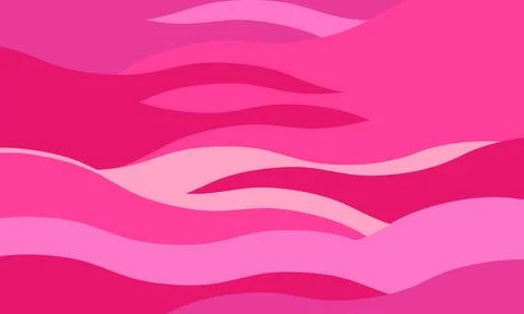 Abstract pink wave pattern.  Fluid, dynamic design ideal for backgrounds, pre 스톡 일러스트