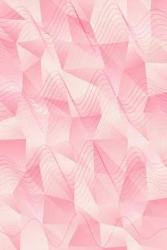 Abstract Pink Wave Pattern Stock Photos