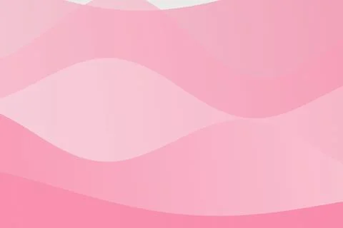 Abstract pink wave pattern with smooth curves and soft shades Stockfoto's