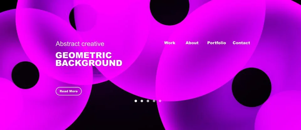 Abstract pink waves, dark background. Text includes geometric background, イラスト素材