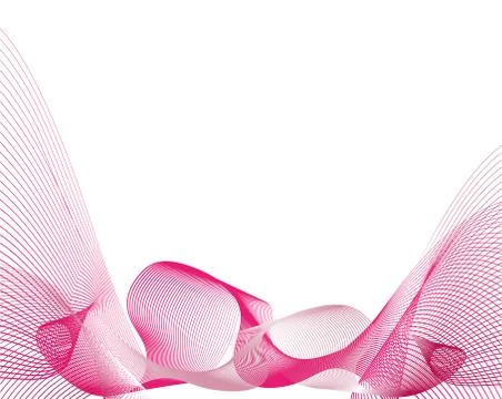 Abstract pink wavy background Stock Illustration