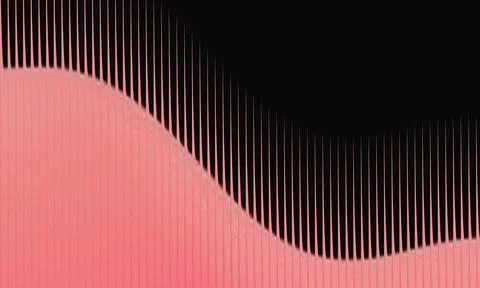 Abstract Pink Wavy Pattern with Sharp Spiked Edges and Black Background Gra.. 스톡 일러스트