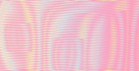 Abstract pink wavy texture with smooth lines with moire effect. Stock Illustration