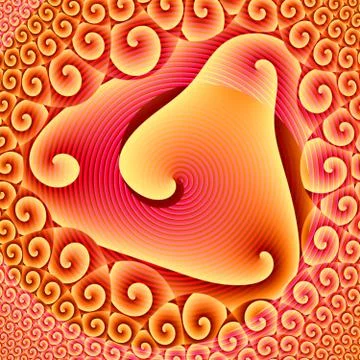 Abstract pink yellow background Stock Illustration