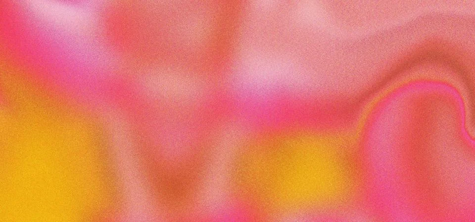Abstract Pink Yellow Gradient Background with Vibrant Swirl Texture Illustrazione stock