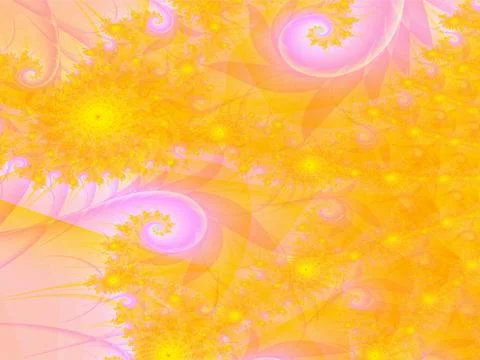 Abstract pink yellow line pattern, color graphics, background Stock Illustration