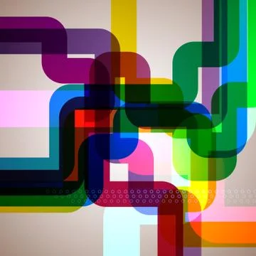 Abstract pipes background. Stock Illustration
