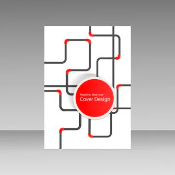 Abstract piping pattern. Cover design Stock Illustration