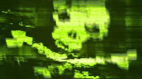 An abstract pirate scull at the pc screen An illustration of an abstract p... Stock Photos