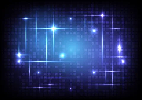 Abstract pixel and mesh background. Glowing interface. Digital media technolo Stock Illustration