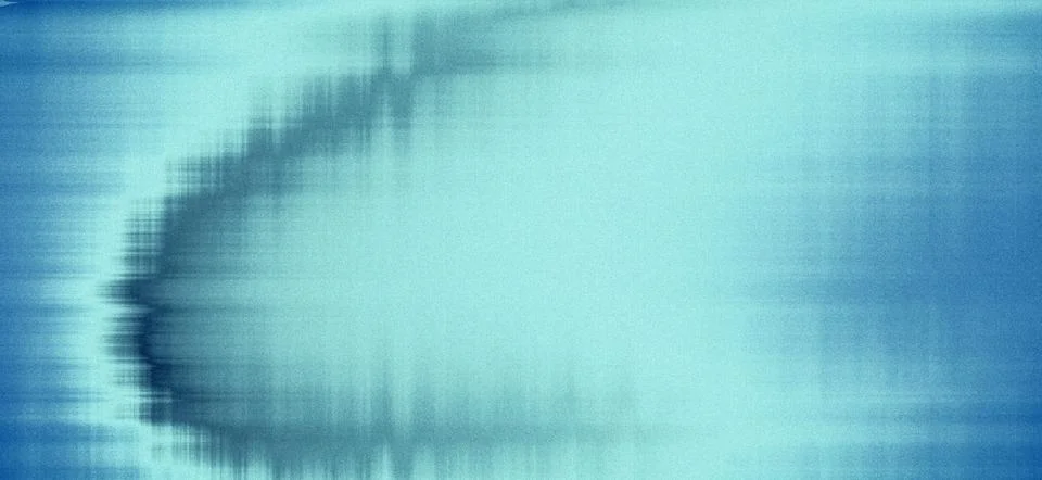 Abstract pixel art background with blue and teal wavy patterns in a retro d.. Stock Illustration