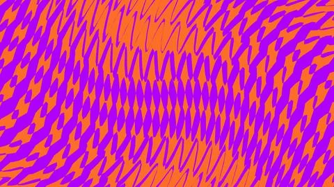 Abstract pixel art background with purple and orange geometric shapes Illustration