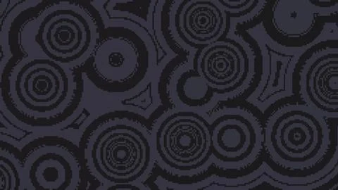 Abstract pixel art illustration Stock Illustration