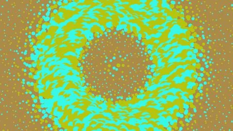 Abstract pixel art pattern with blue and brown colors Stock Illustration