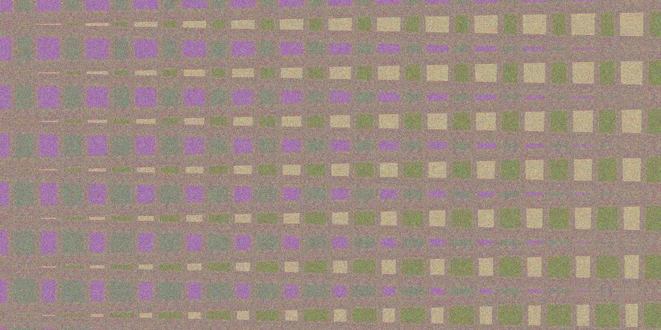 Abstract pixel art pattern with green and pink squares Stock Illustration