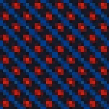 Abstract pixel background with diagonal pattern made seamless Stock Illustration