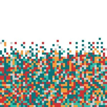 Abstract Pixel Background Stock Illustration