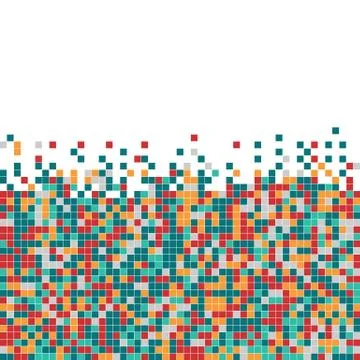 Abstract Pixel Background Stock Illustration