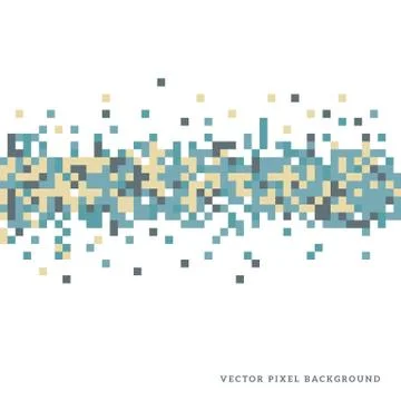 Abstract Pixel Background Stock Illustration
