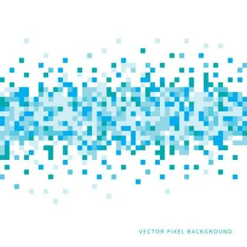 Abstract Pixel Background Stock Illustration