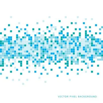 Abstract Pixel Background Stock Illustration