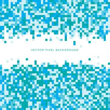 Abstract Pixel Background Stock Illustration