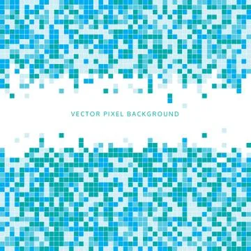 Abstract Pixel Background Stock Illustration